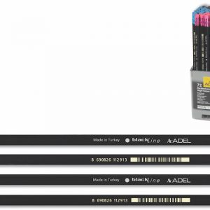Crayons Graphite Natural avec gomme Adel